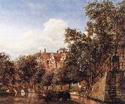 HEYDEN, Jan van der View of the Westerkerk, Amsterdam  sf oil